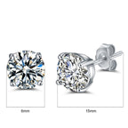 Elliora Round Diamond Studs