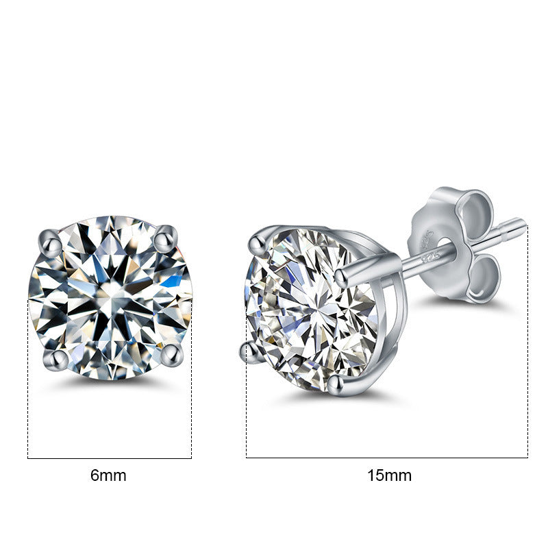 Elliora Round Diamond Studs