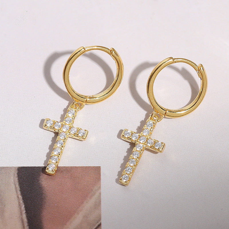 Elliora Cross Earrings