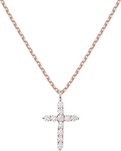 Elliora Diamond Cross Necklace