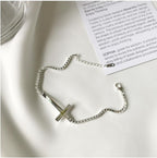 Elliora Simple Cross Bracelet