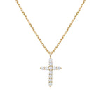 Elliora Diamond Cross Necklace