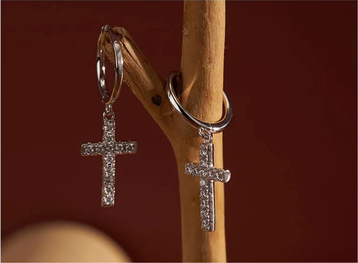 Elliora Cross Earrings