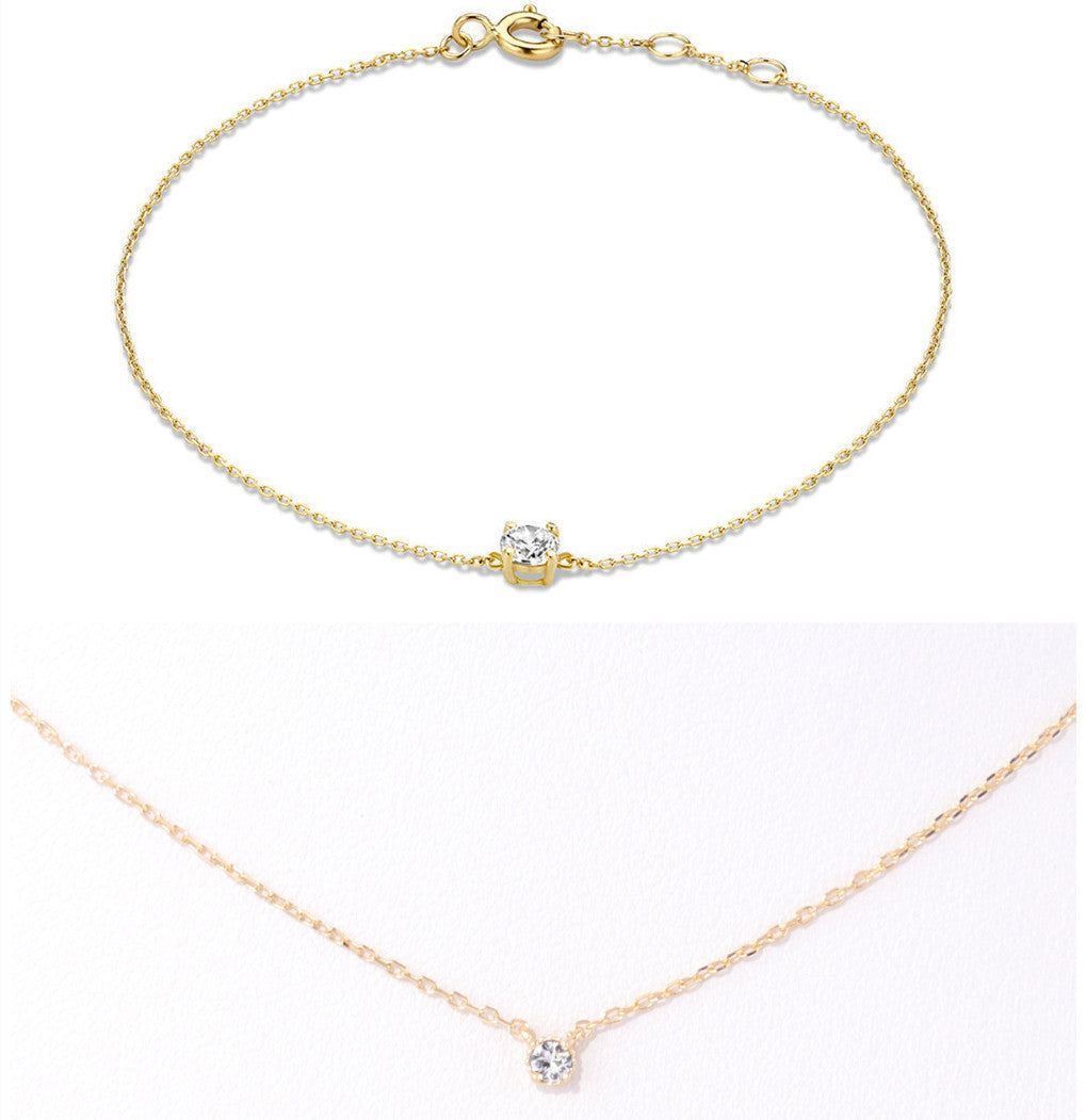 Elliora Solitaire Diamond Bracelet