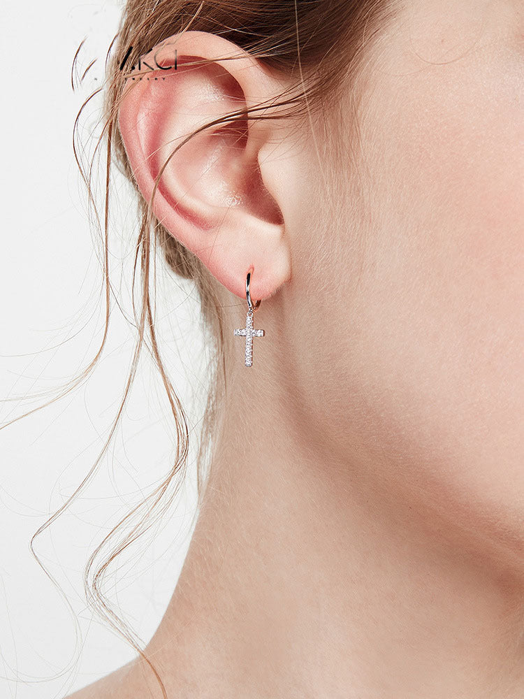 Elliora Cross Earrings