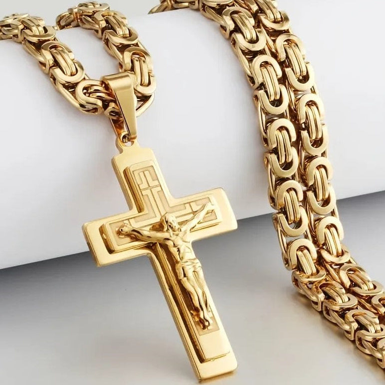 Elliora Bold Cross Necklace