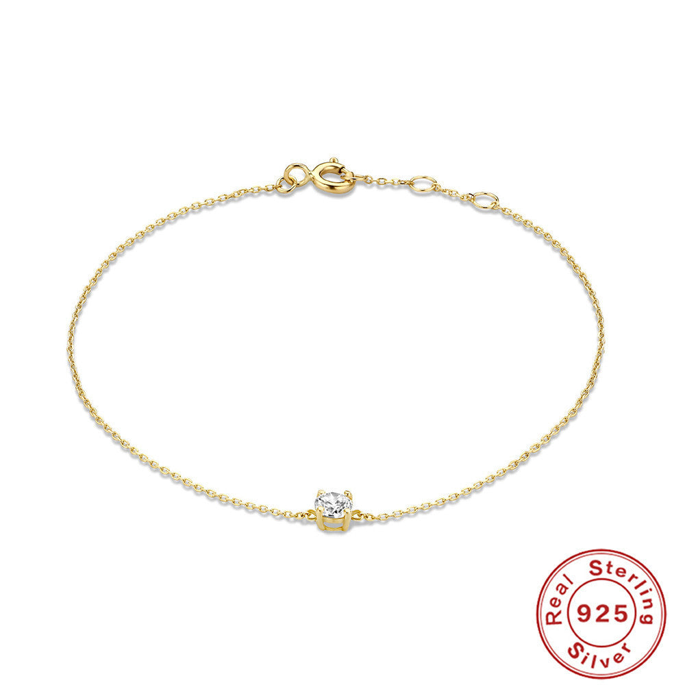 Elliora Solitaire Diamond Bracelet