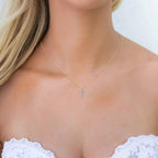 Elliora Diamond Cross Necklace